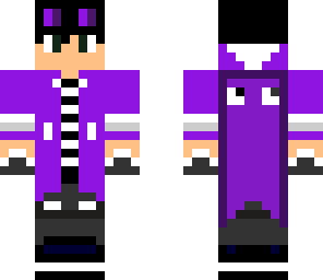 purple squid teen with goggles