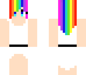 rainbow girl