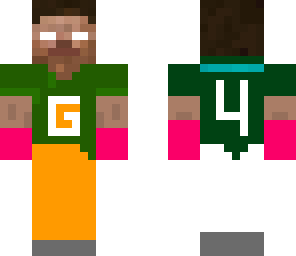 green bay packer herobrine style
