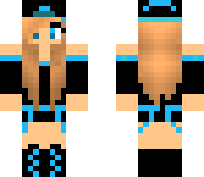 blue girl