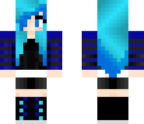 blue girl