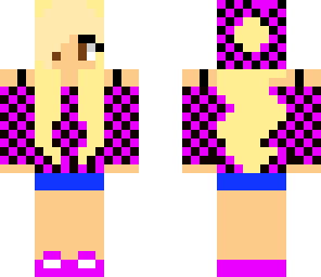edited blonde girl