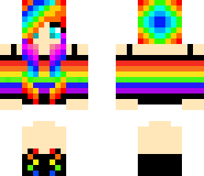 rainbow girl