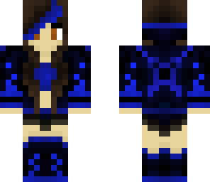 blue dj girl
