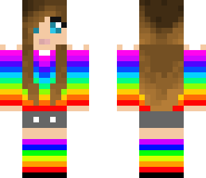 rainbow girl