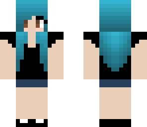 blue hair