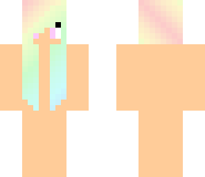 rainbow hair pastel base