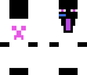 cool ender man in the suit