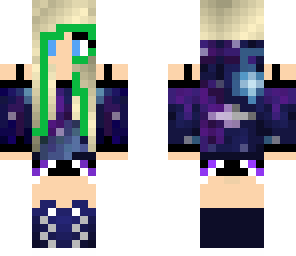 galaxy girl with highlights