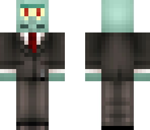 calamardo in a suit