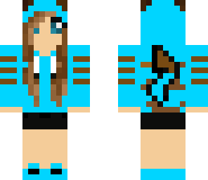 blue pikachu girl