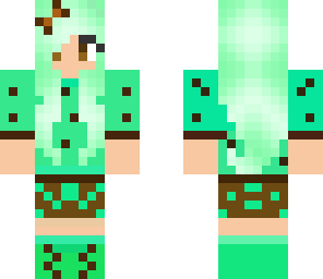 mint chocolate chip girl skin