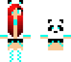 blue panda