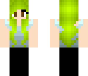 neon green girl