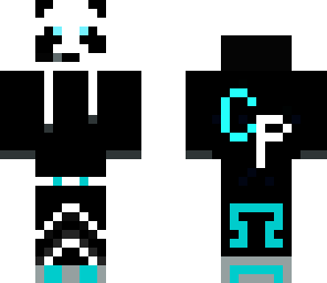cyan panda