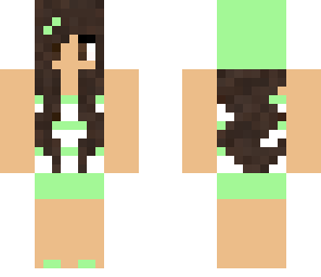 green and white