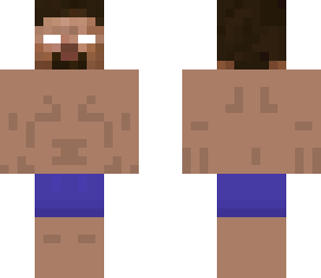 shirtless herobrine