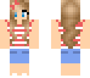 girl with striped shirt