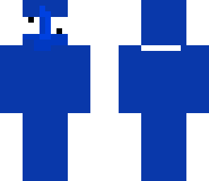 blue man