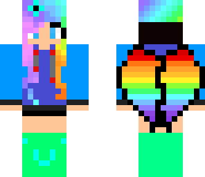 rainbow girl