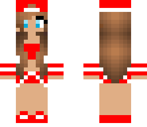 cute girl-red and white