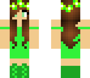 flower girl neon green