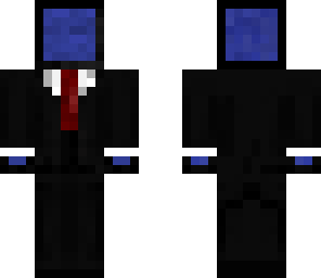 blue wool in a suit