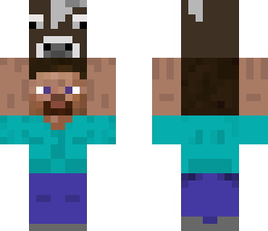 steve holding cow