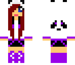 puple panda girl