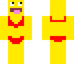 awesome smiley in bikini