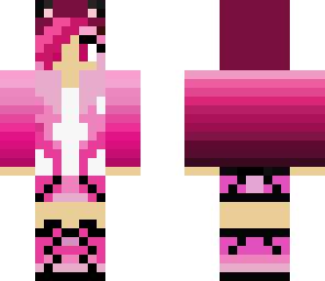 cute pink hoodie girl