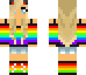 rainbow panda girl