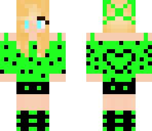 cute ploka-dot green teen