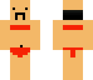 man in bakini