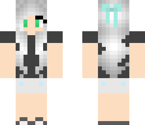 silver haired girl