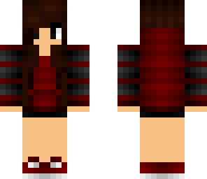 red-black sweater girl