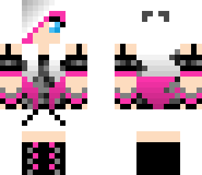 pink laser girl