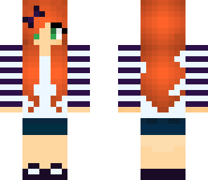 edited orange-haired girl