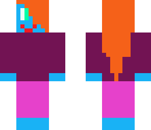cool orange haired girl