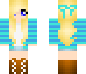 blue girl