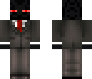 red enderman suit