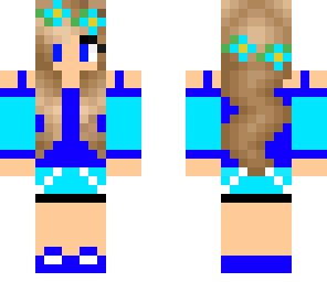 blue hippie gril