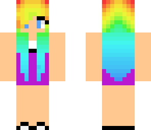 rainbow girl