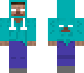 herobrine with hoodie