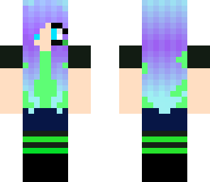 green gamer girl