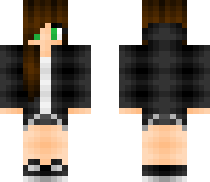 girl in black coat