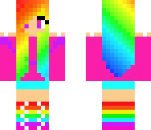 rainbow girl