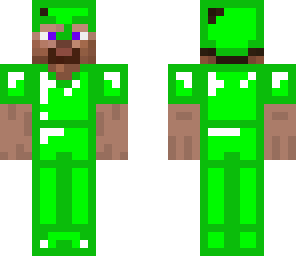 emerald armor steve