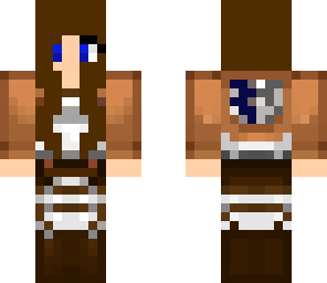 brown haired attack on titan girl