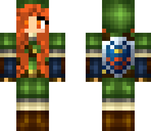 red-head female legend of zelda link